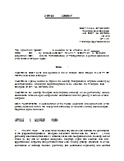 Council Document - Supplemental Document